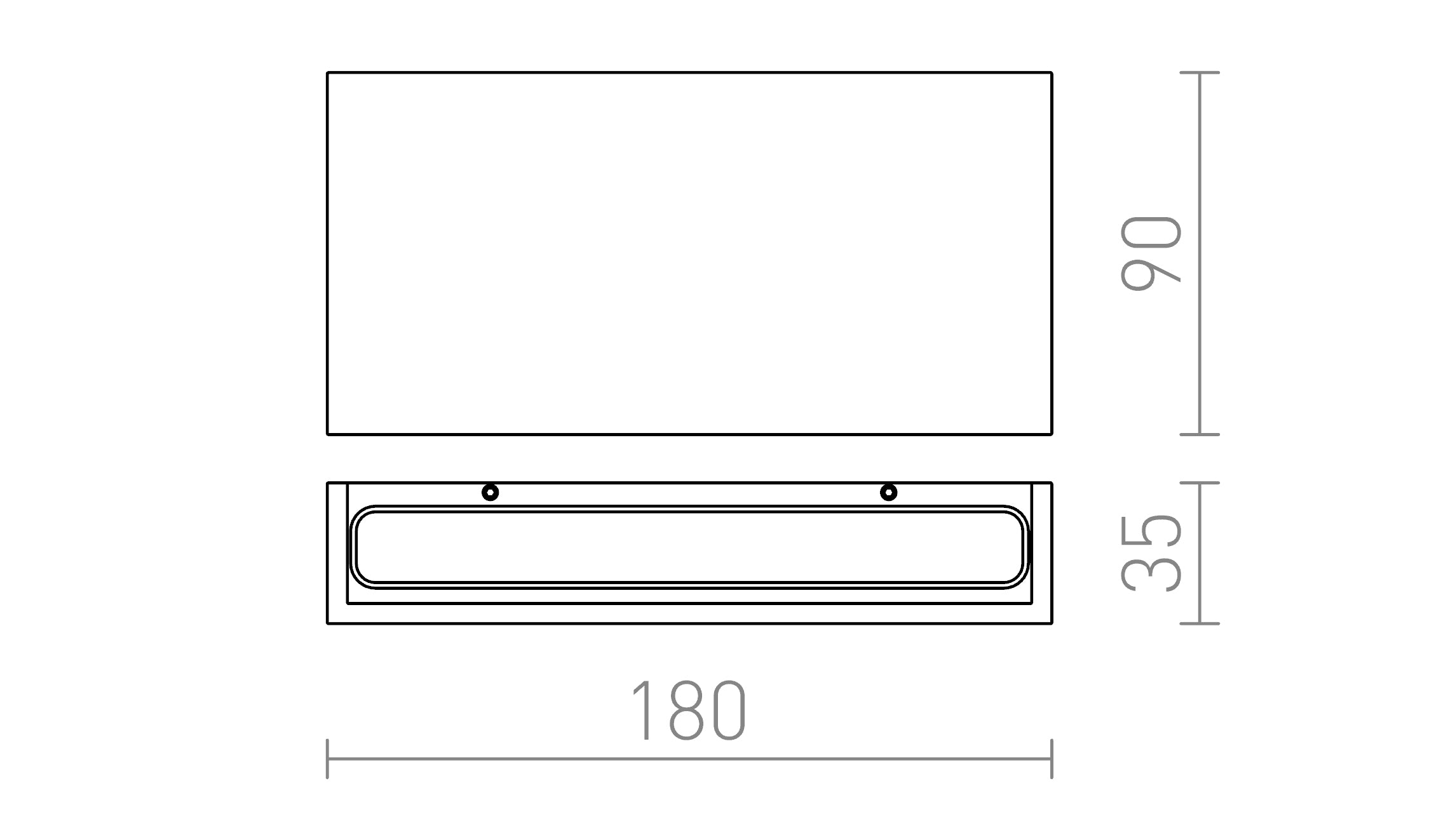 TORINO wall lamp - Product sketch