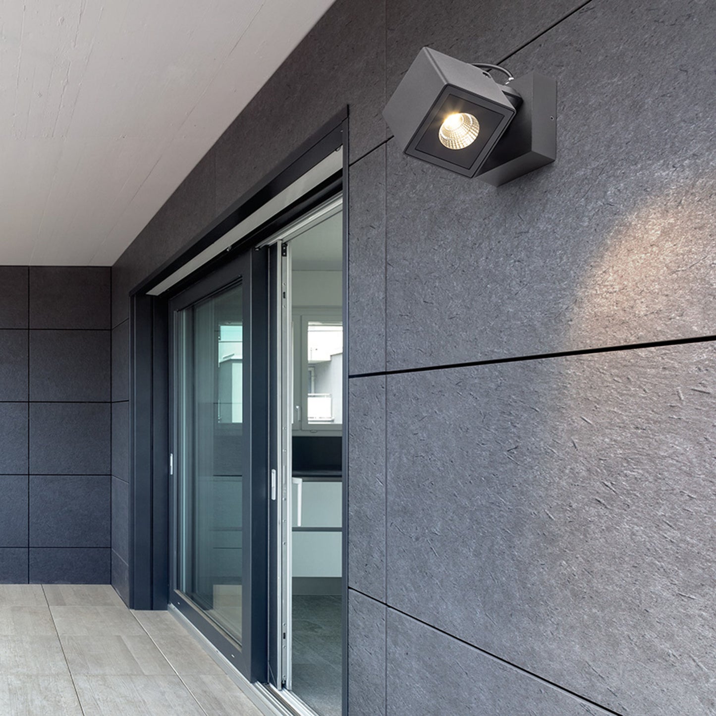 RENDL outdoor lamp BORA wall anthracite grey 230V LED 6W 44° IP54 3000K R12578 2