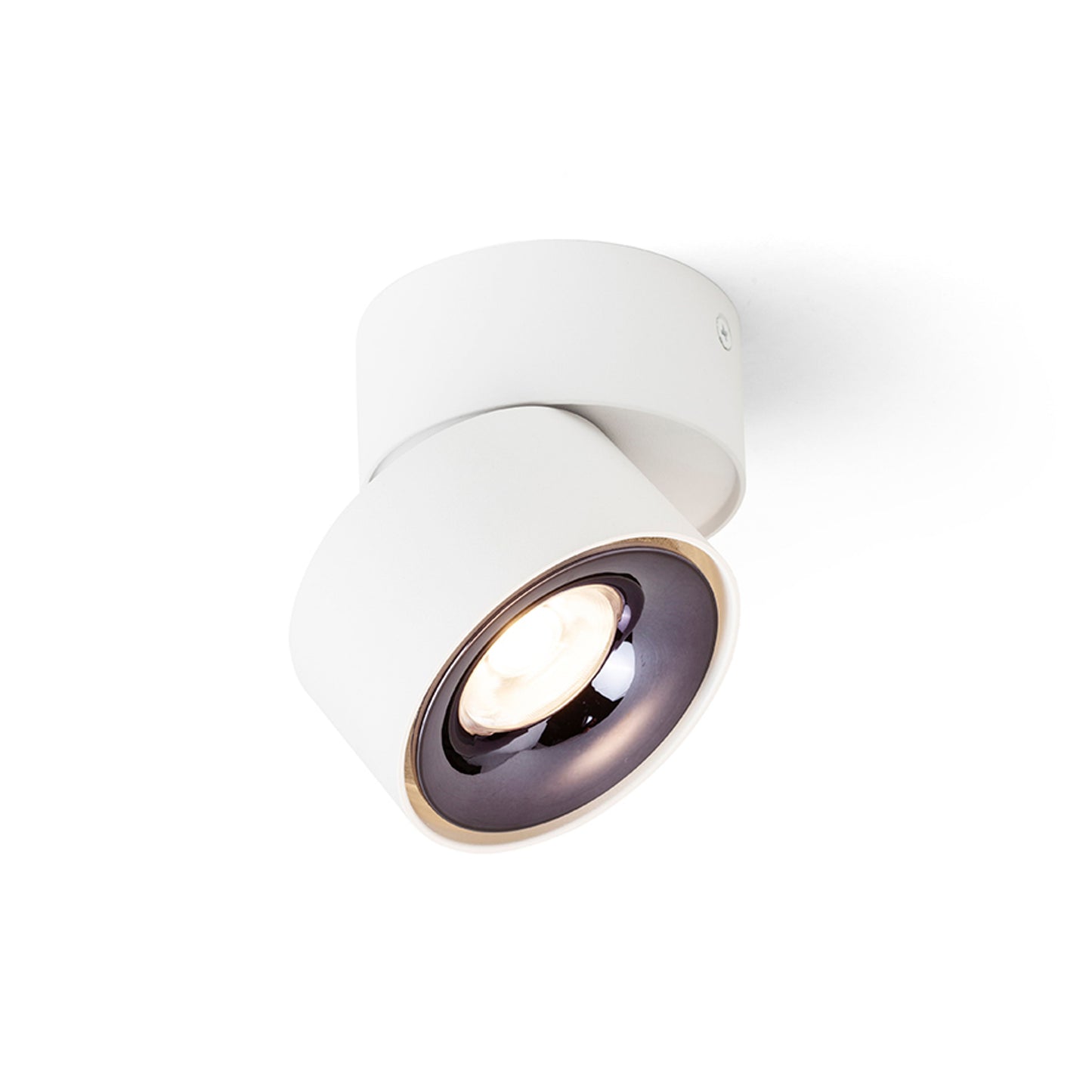 RENDL surface mounted lamp ALBANO surface mounted white black chrome 230V LED 5W 3000K R14425 3