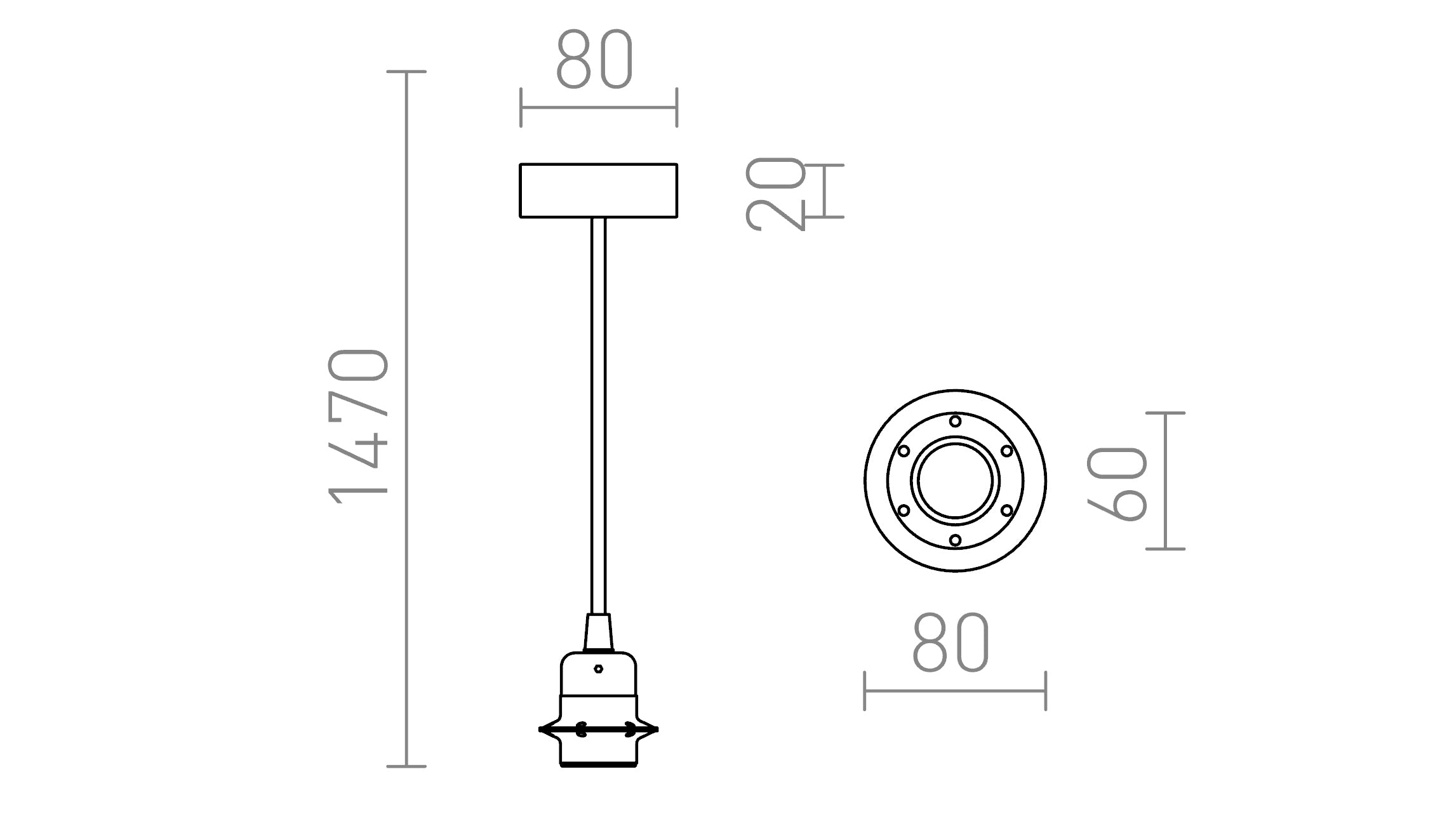 HEX BLACK - Product sketch