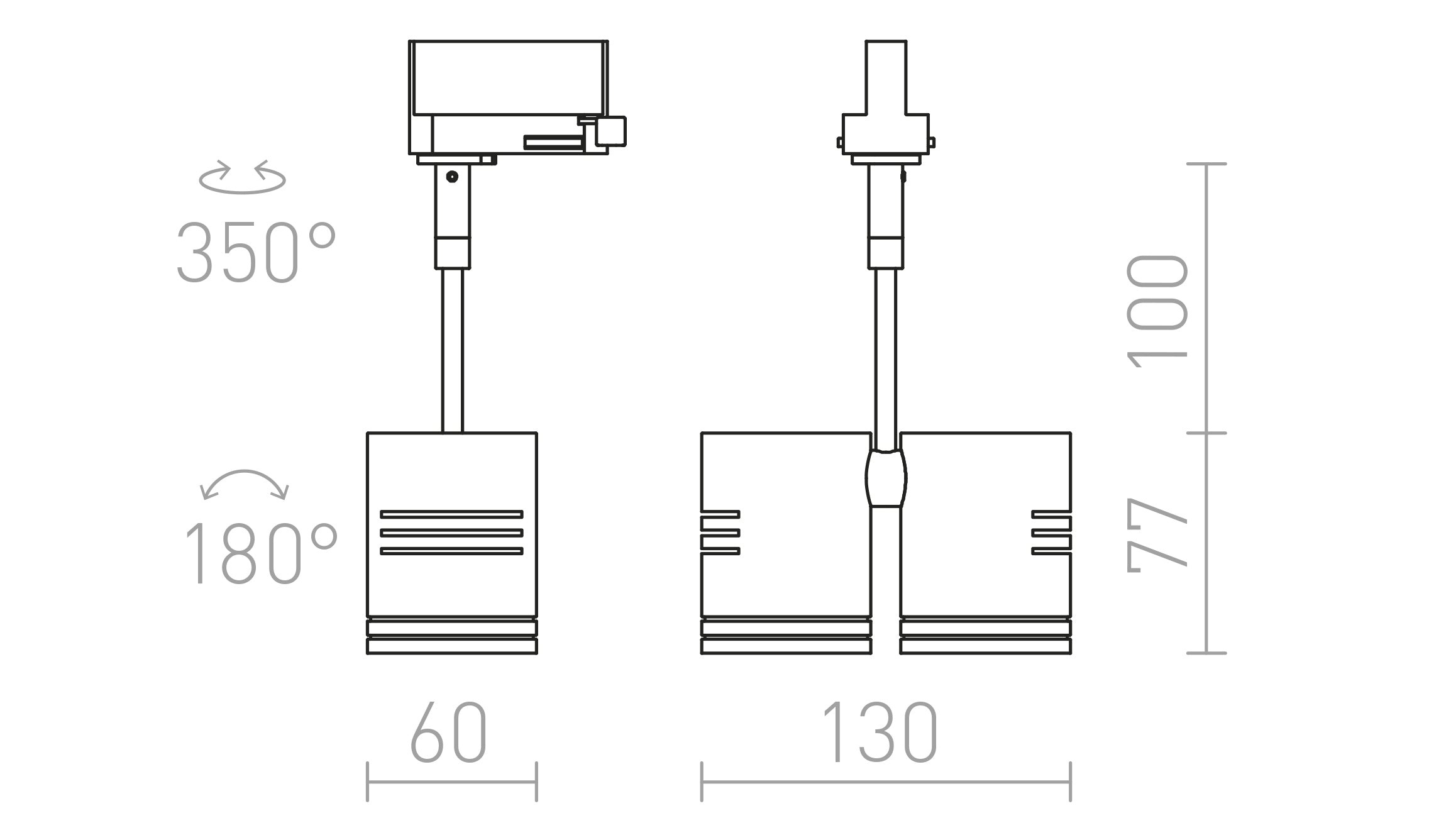 BEEBA II FOR 3-CIRCUIT TRACK - Product sketch