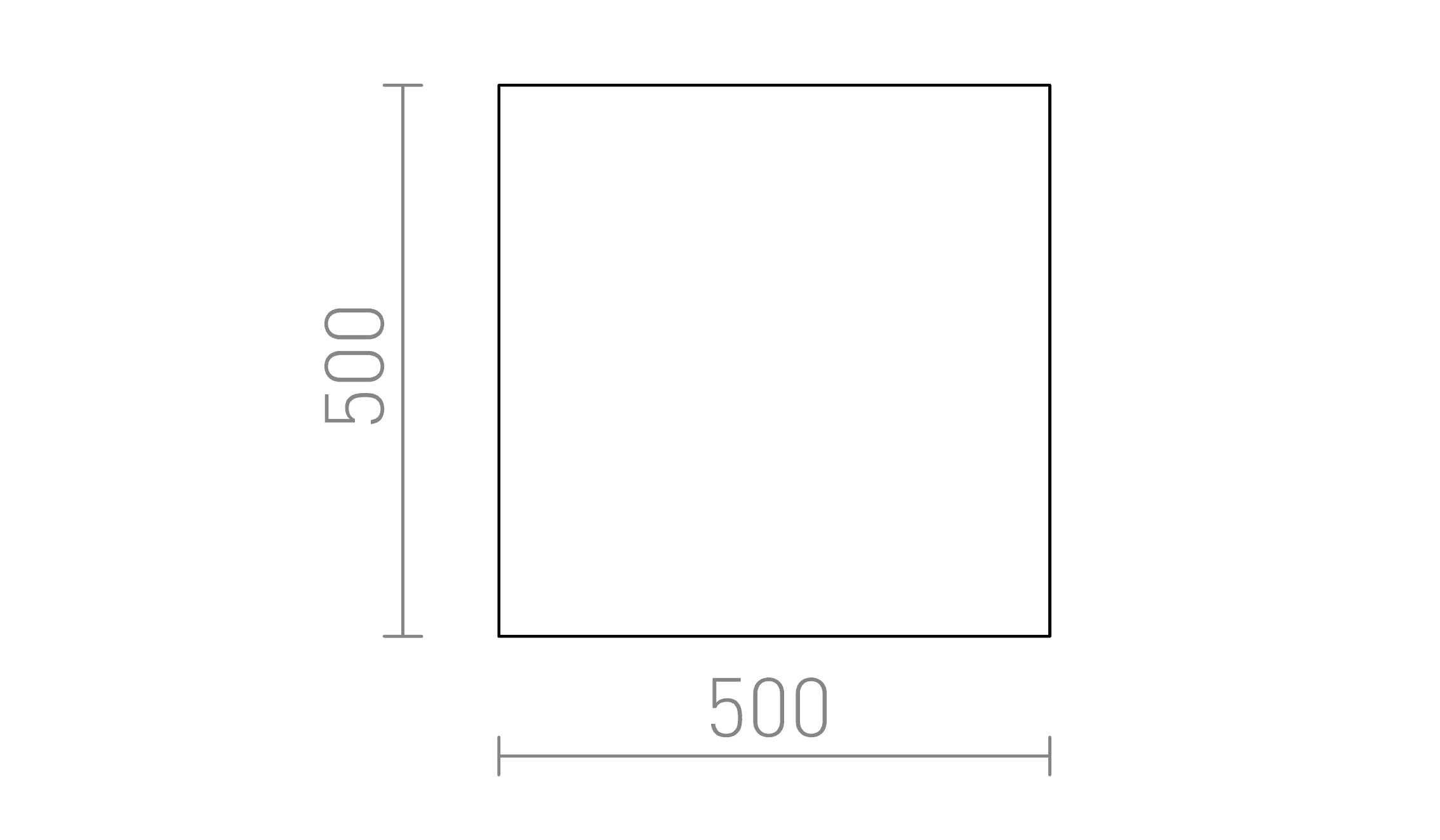 DIFFUSER SQ 50 - Product sketch