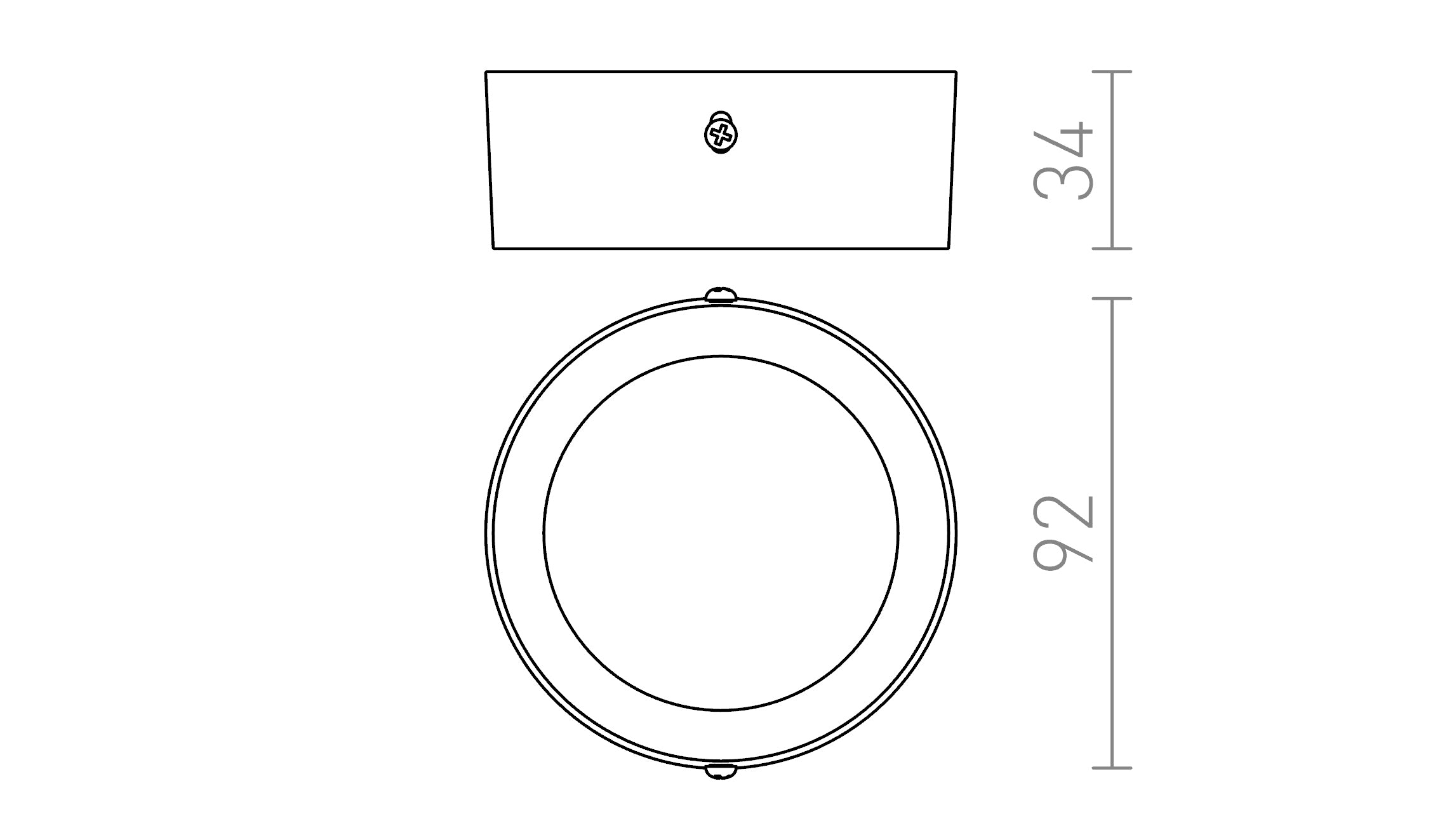 HUE R 9 DIMM CEILING - Product sketch