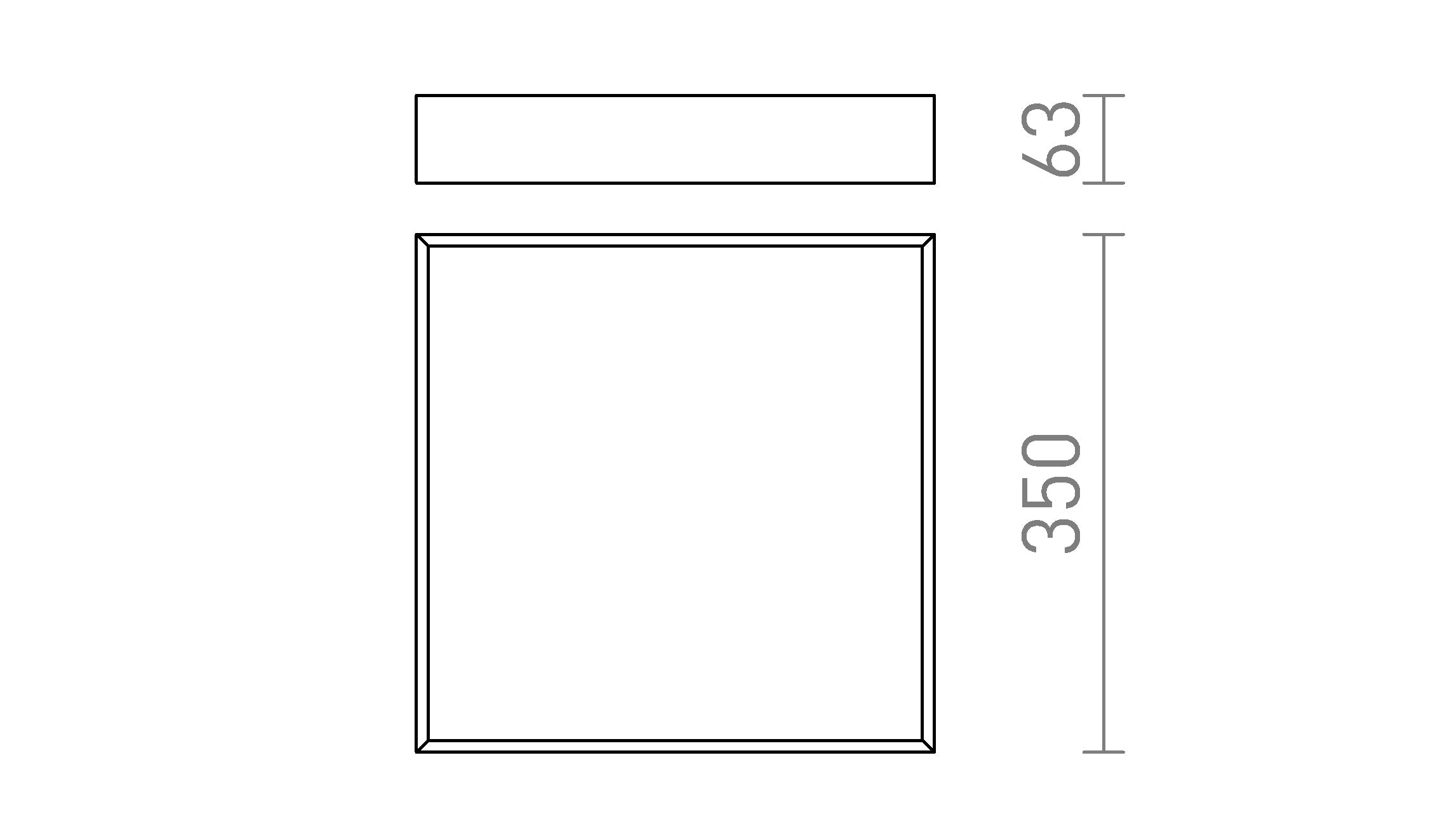 MERANO LED 35 - Product sketch