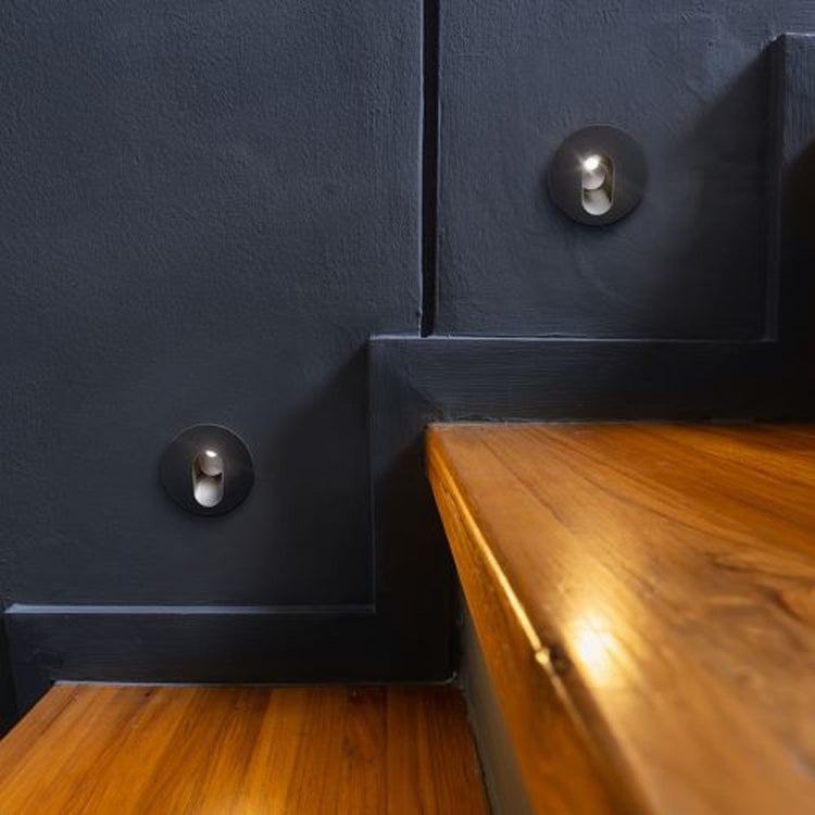 Wall-recessed lights