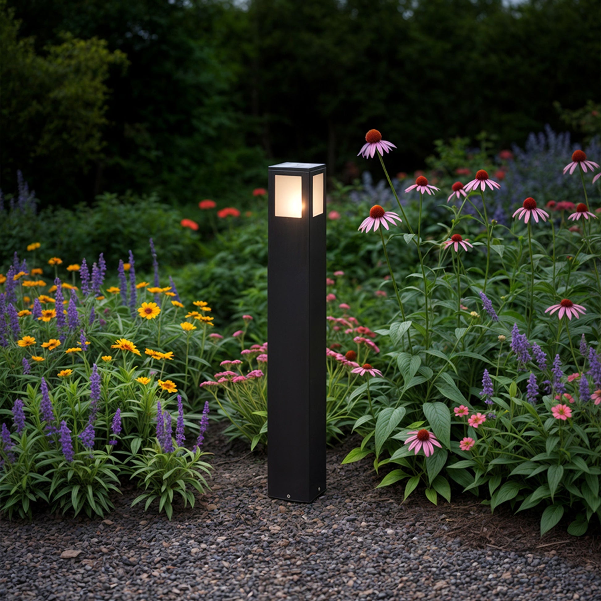 RENDL outdoor lamp PONDER 65 bollard black  230V LED E27 15W IP44 R10433 4