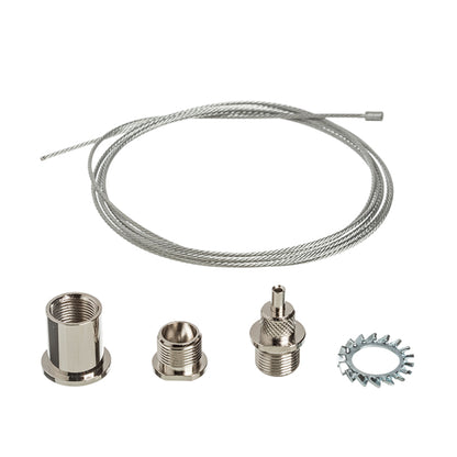 RENDL 3-circuit track system EUTRAC 1,5m wire suspension   R11358 1