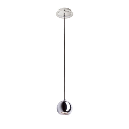 RENDL pendant lamp DESTY I pendant black chrome 230V GU10 35W R12086 2