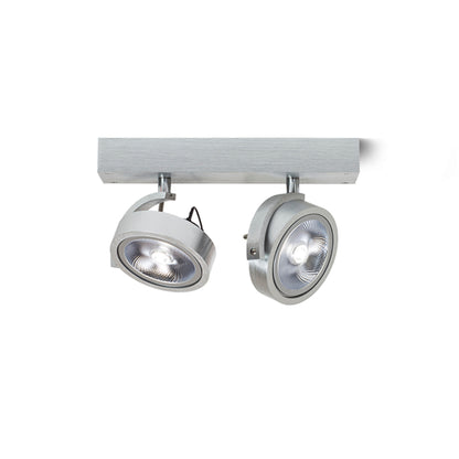 RENDL Outlet KELLY II wall  brushed aluminum 230V LED G53 2x15W R12328 3