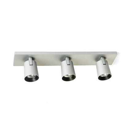 RENDL spotlight KENNY III surface mounted  brushed aluminum/black 230V LED GU10 3x8W R12919 5