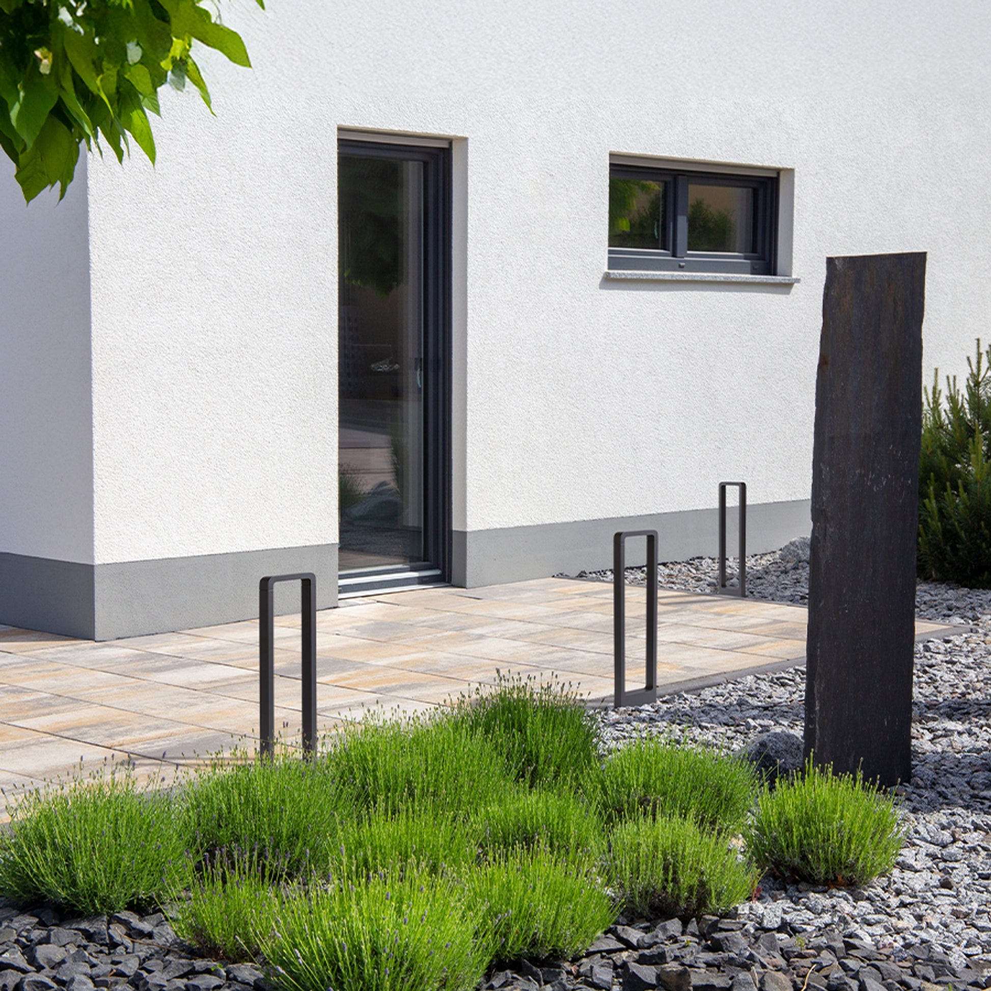 RENDL outdoor lamp BONN 65 floor black grey  230V LED 7W 120° IP65  3000K R14197 10