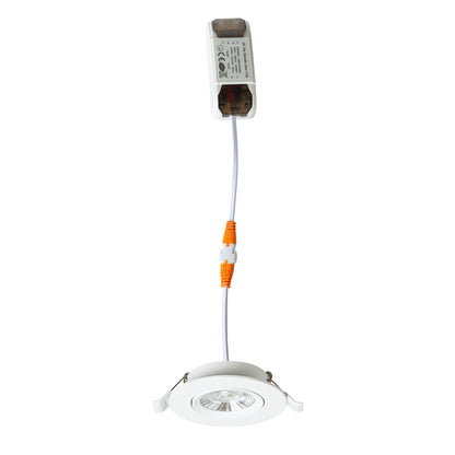 RENDL recessed light NEFRIT DIMM recessed white 230V LED 6W 36° 3000K R14234 4
