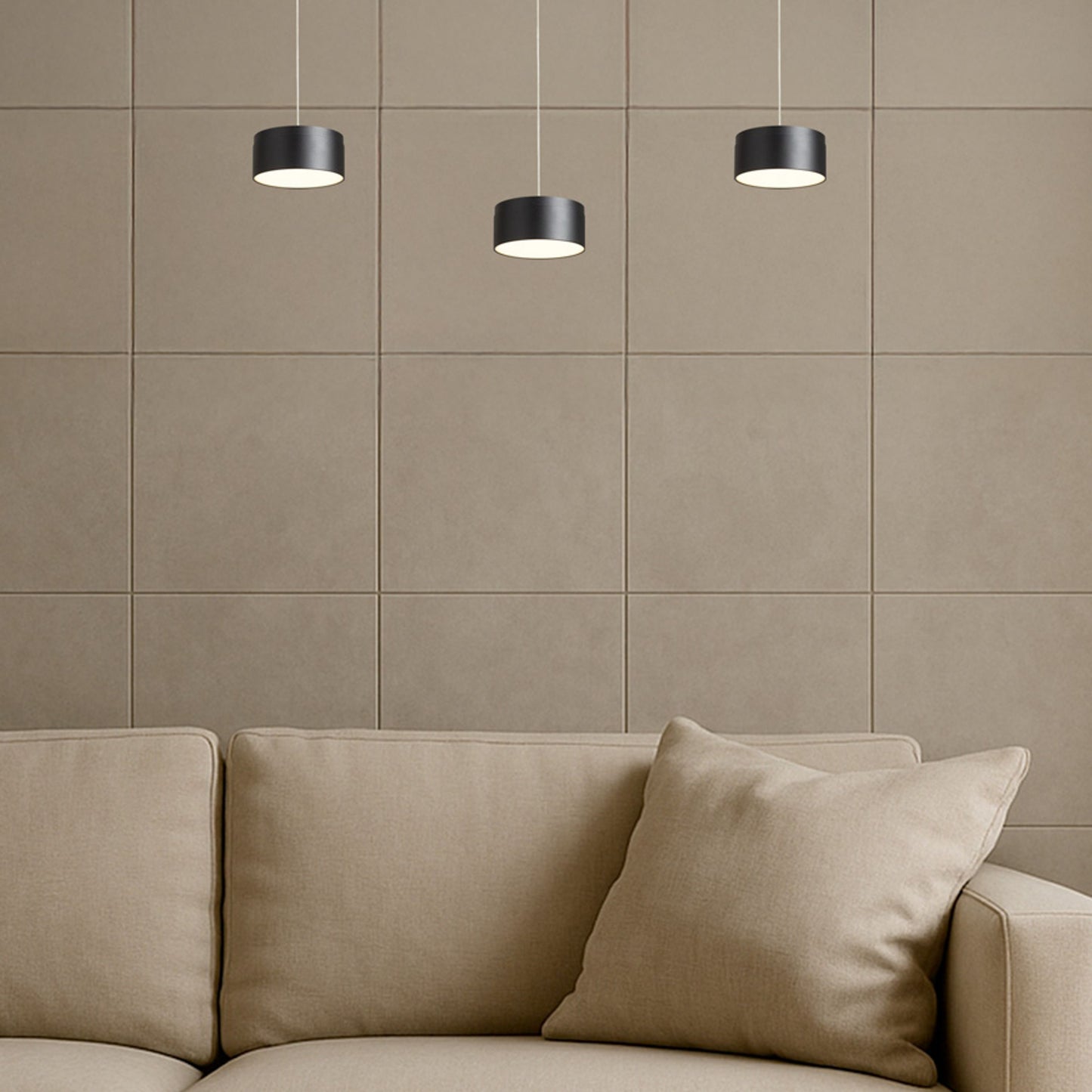 RENDL pendant lamp SFERA DIMM pendant black 230V LED 15+9W 3000K R14334 4