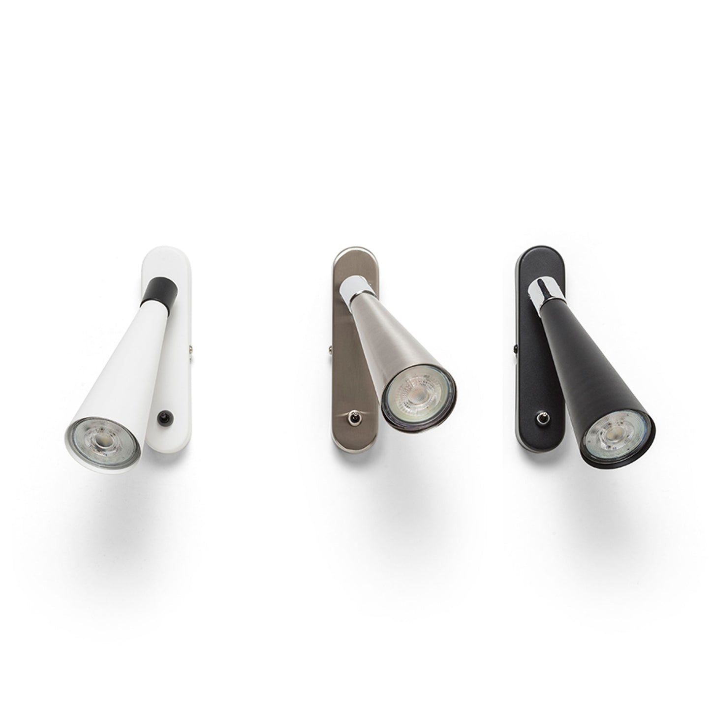 RENDL spotlight ALEXIS wall white/black  230V LED GU10 5W R14465 5