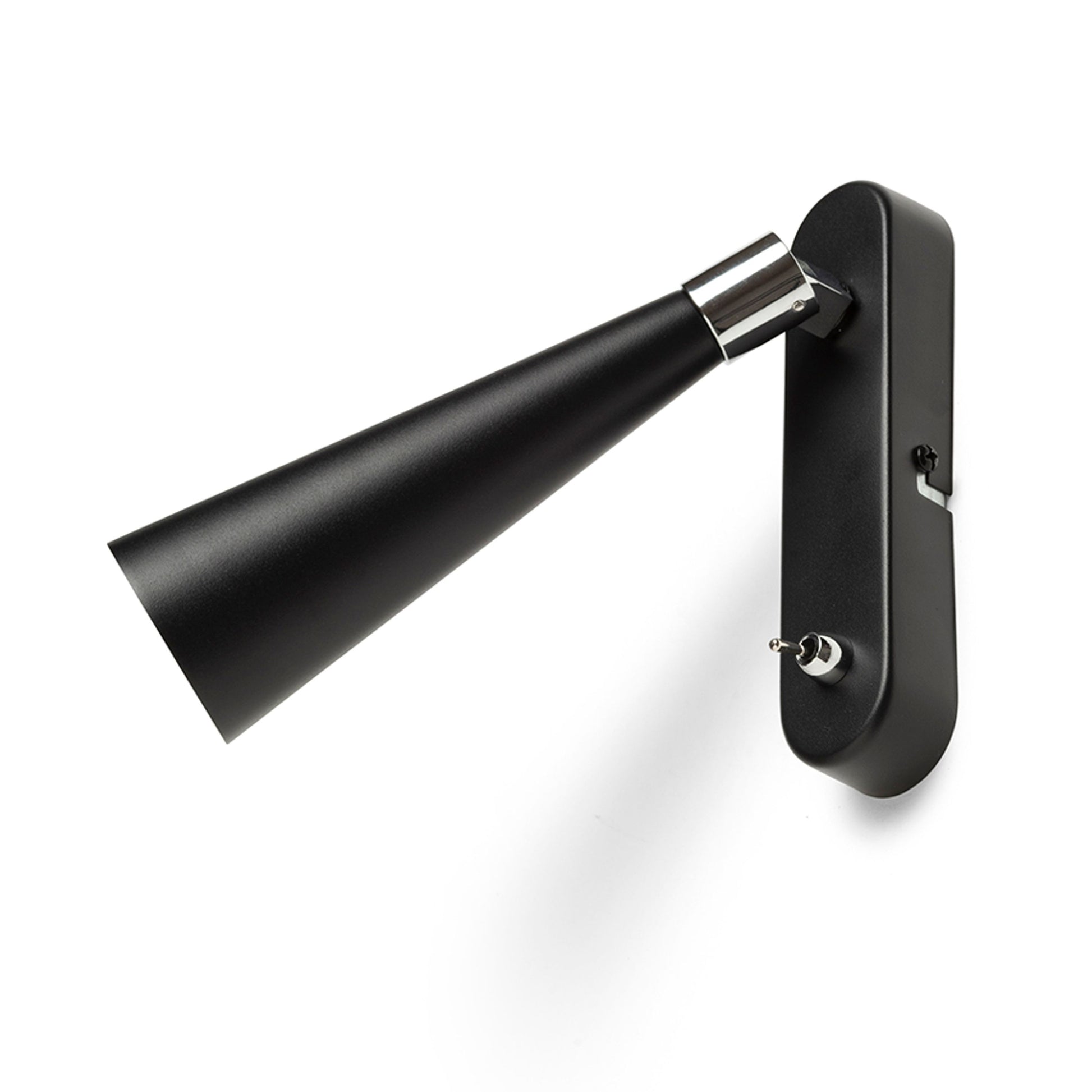 RENDL spotlight ALEXIS wall black chrome 230V LED GU10 5W R14467 3